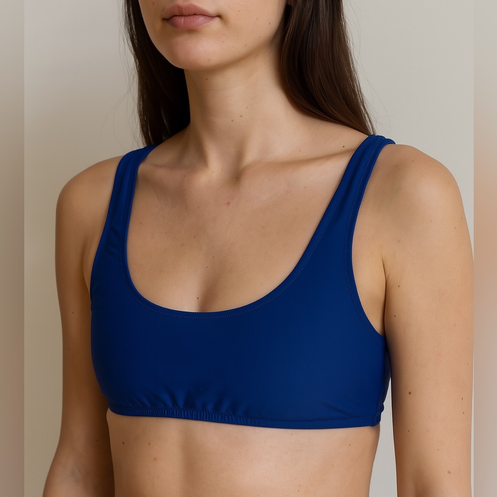 J Crew Heritage Scoopneck Bikini Top NWT size S & M